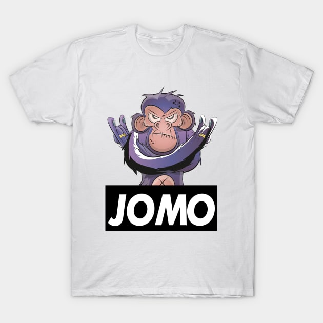 JOMO Joy of Missing Out T-Shirt by ProjectX23 Orange